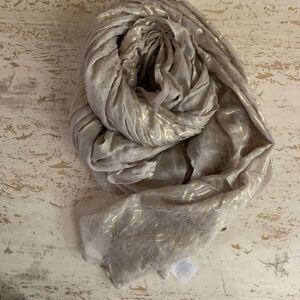 S&D Westwood scarf metallic trellis * small imperfection (1)